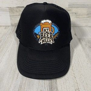 Nissin Trucker Hat Mesh Sides AZ Beer Week Arizona Craft Brewers Guild Foam 90's